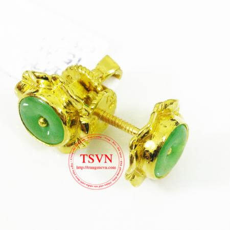 Hoa tai ngọc cẩm thạch thiên nhiên