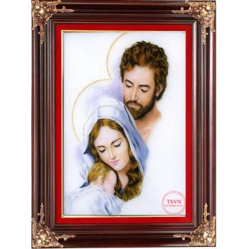 Tranh đá quý Gia Đình Thánh Gia