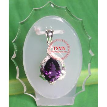 Mặt dây gắn đá Thạch Anh 20