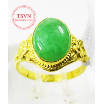 Nhẫn vàng ngọc cẩm thạch