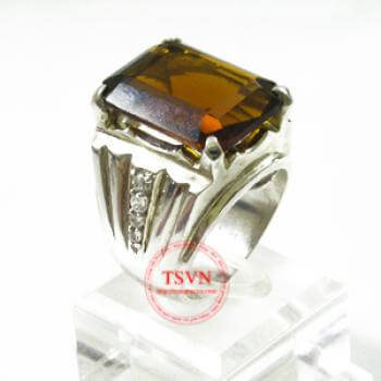 Nhẫn Thạch anh vàng