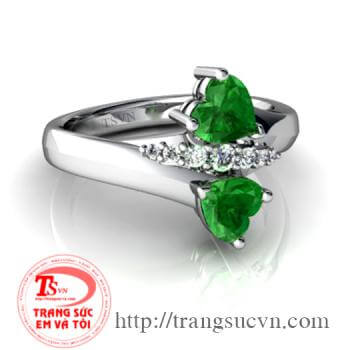 Bán Chiếc nhẫn Emerald, nhẫn Emerald có giấy kiểm định, giao hàng toàn quốc.