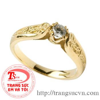 Nhẫn nữ đính đá