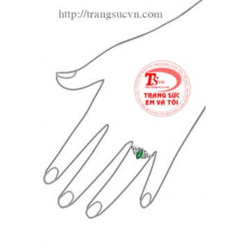Nhẫn đá xanh