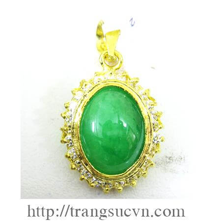 Mặt dây ngọc miến điện thiên nhiên