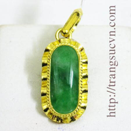 Mặt dây ngọc cẩm thạch - thiên nhiên - miến điện