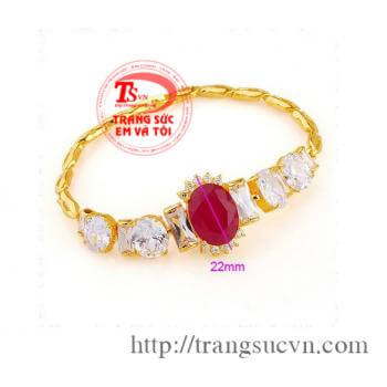 LẮC RUBY thiên nhiên,vàng tây 18k 75%Au,vòng tay vàng tây đá quý dành cho nứ,vòng tay vàng đẹp,bảo hành 12 tháng,không thu mua lại đá đã xử lý thủy tinh chì.