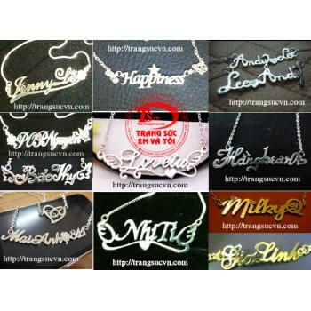  DÂY CHUYỀN MẶT CHỮ CHỈ VỚI 295K CHẤT LƯỢNG TỐT Dây chuyền bạc mặt chữ không chỉ là đồ trang sức mà còn có tác dụng tránh gió rất tốt. cho mọi người.  + Quý khách có thể chọn mặt dây theo mẫu hoặc có thể thiết kế