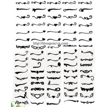 Dây chữ gắn đá quý mang tên bạn