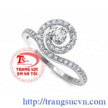 Nhẫn kim cương nhân tạo