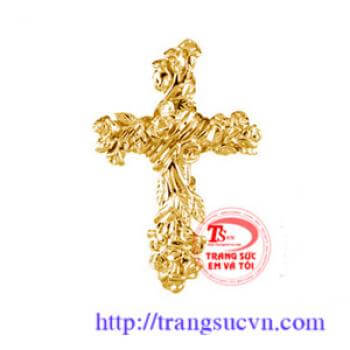 Cây thánh giá vàng 14k