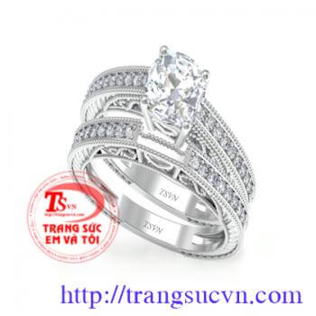 Nhẫn tình yêu vợ chồng