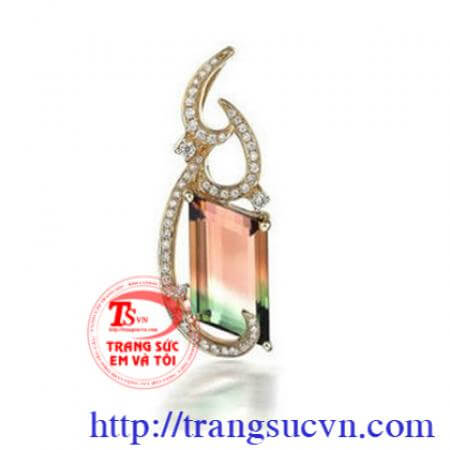 Mặt dây Tourmaline