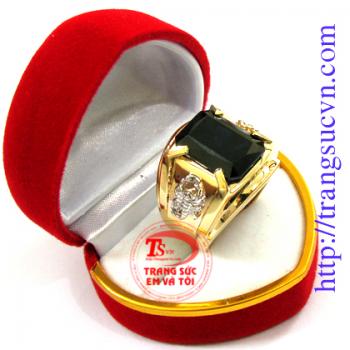 Nhẫn nam saphire