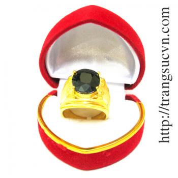 Nhẫn nam saphire cao cấp thương hiệu Em Và Tôi, nhẫn nam đá quý thiên nhiên, Nhẫn nam saphire phù hợp thời trang, phong thủy phái mạnh.