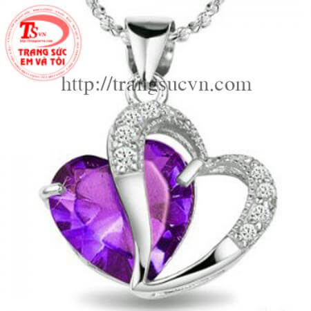 Mặt dây thạch anh tím