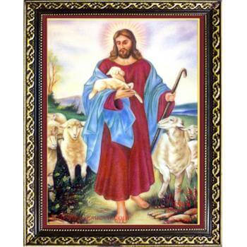 Tranh đá quý CHÚA CHIÊN LÀNH