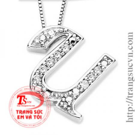 Mặt Chữ N vàng 14k