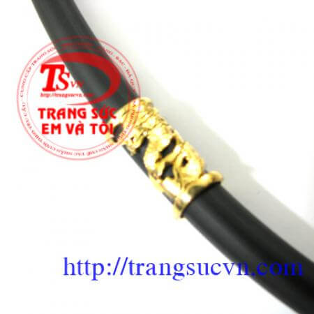Dây da bọc vàng 18k