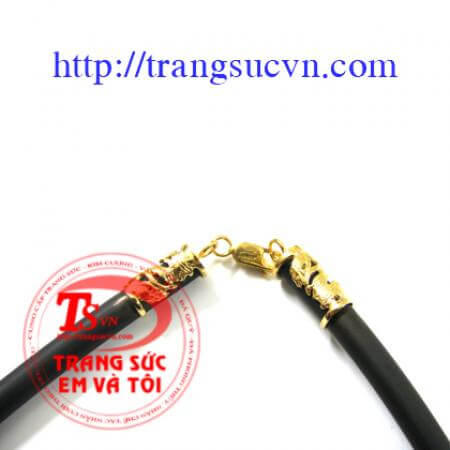 Dây da bọc vàng 18k