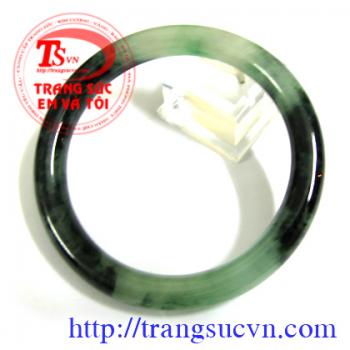 Vòng ngọc cẩm thạch xanh xám