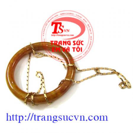 Dây chuyền vàng 18k vuông