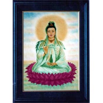 Phật Bồ Tát Tranh Đá Quý