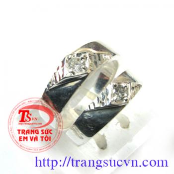 Nhẫn đôi bạc ta
