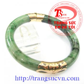 Vòng ngọc vàng 18k