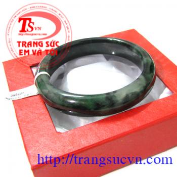 Vòng Xám Đen Ngọc Cẩm Thạch