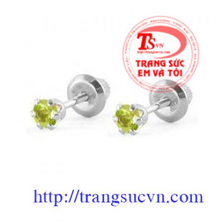 Hoa tai vàng tây dành cho nữ kiểu tinh tế, đeo hoa tai hợp thời trang