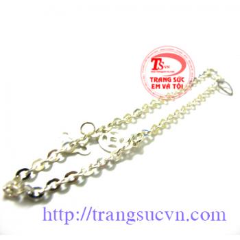 lắc tay bạc đẹp