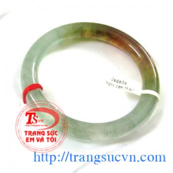 Vòng Ngọc huyết Trong Suốt size 53