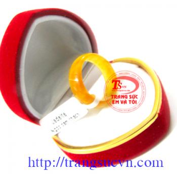 Nhẫn ngọc vàng mệnh kim, mệnh Thổ