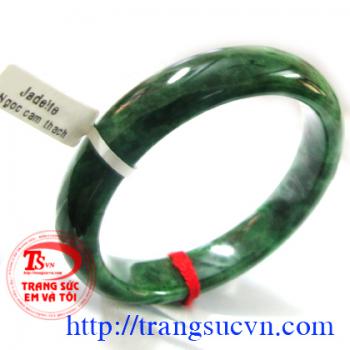 Vòng Tay Đá Cẩm Thạch size 51, xanh két