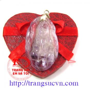 Phật bà thạch anh tím