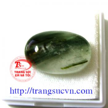 Mặt thạch anh tóc Xanh