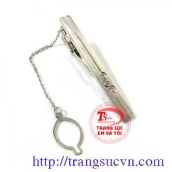 Kẹp Caravat Vàng Trắng,Kẹp Caravat Vàng Ý,kẹp caravat,kep caravat vang tay,kẹp vàng trang,kẹp,caravat,vàng,10k 12k 14k 18k,9999,kep đẹp,giá,rẻ,bán,kep kim cương