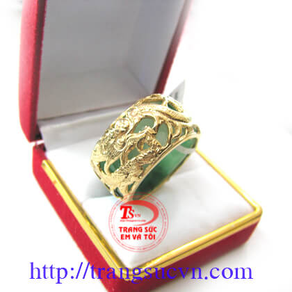 Natural Jadiete in gold dragon ring thiết kế và chế tác 3D theo yêu cầu Vàng đảm bảo chất lượng Nhẫn vàng giá rẻ đá gắn đá theo mệnh sang trọng và hộ mệnh,Uy tín với hàng nghìn khách hàng dùng và đánh giá ưu chuộng