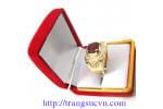 Nhẫn nam đá Garnet