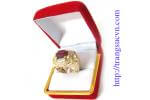 Nhẫn nam đá Garnet