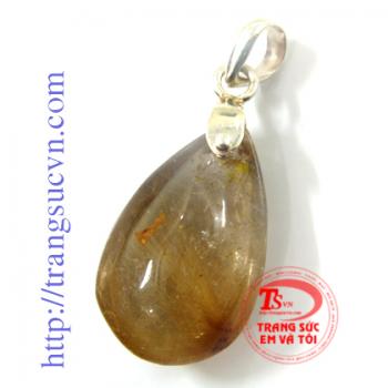 Mặt dây thạch anh tóc