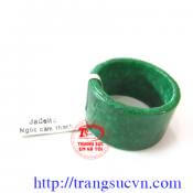 Nhẫn ngọc cẩm thạch vuông