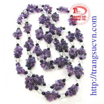 Dây cổ Thạch Anh Tím