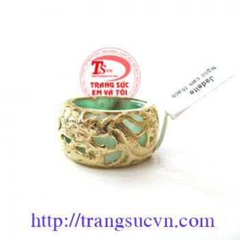 Natural Jadiete in gold dragon ring thiết kế và chế tác 3D theo yêu cầu Vàng đảm bảo chất lượng Nhẫn vàng giá rẻ đá gắn đá theo mệnh sang trọng và hộ mệnh,Uy tín với hàng nghìn khách hàng dùng và đánh giá ưu chuộng
