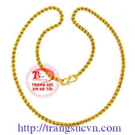 Dây chuyền vàng nam Ý đẹp