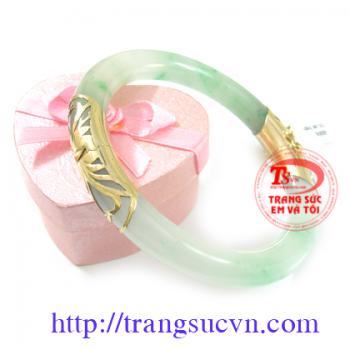 Vòng Jadeite bọc Vàng