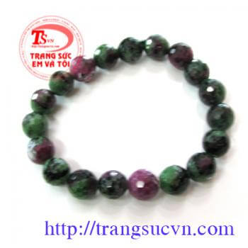 Anyolit- zoizite - Ruby xanh ấn độ 12 ly