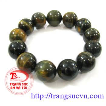 Vòng đá mắt hổ 18 ly