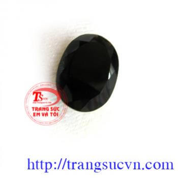 Mặt thạch anh đen làm nhẫn